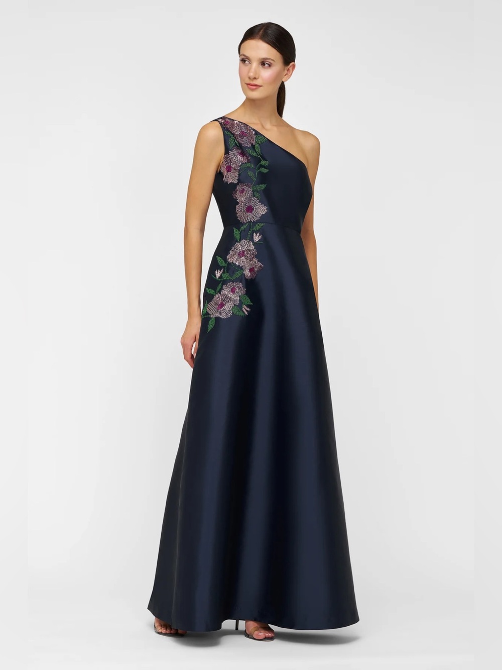 NEW KAY UNGER Giada Gown in Dark Midnight Size 10 - Picture 3 of 12